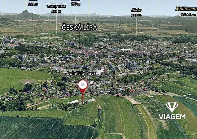 Prodej pozemku pro bydlení, Česká Lípa, 988 m2