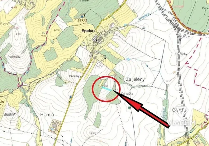 Prodej pole, Hustopeče nad Bečvou, 4151 m2