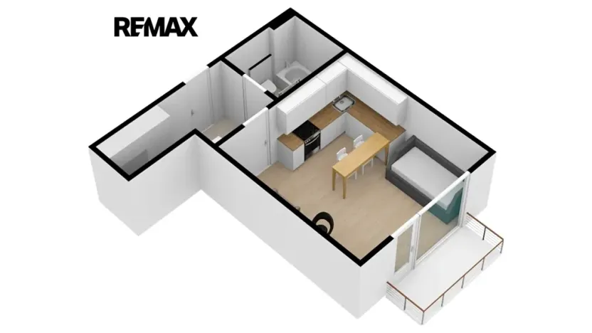 Pronájem bytu 1+kk, Plzeň, V Zahrádkách, 39 m2