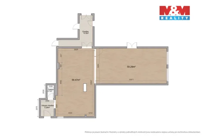 Pronájem kanceláře, Praha - Nusle, Bohuslava ze Švamberka, 65 m2