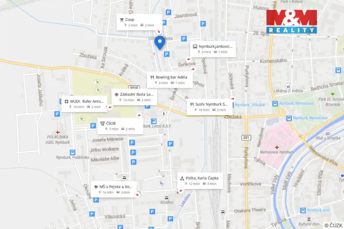 Pronájem bytu 4+kk, Nymburk, Sadová, 88 m2