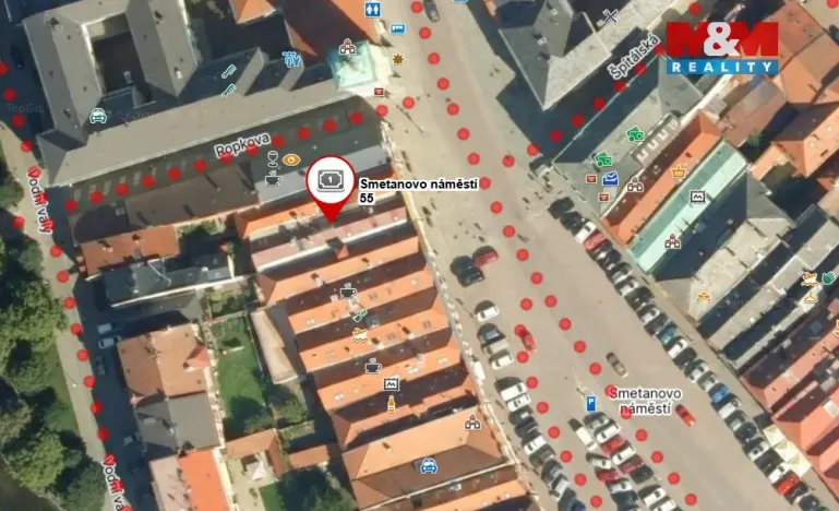 Pronájem obchodního prostoru, Litomyšl, Smetanovo náměstí, 18 m2