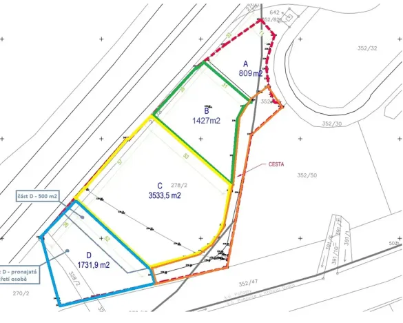 Pronájem pozemku, Králův Dvůr, Pod Dálnicí, 7362 m2