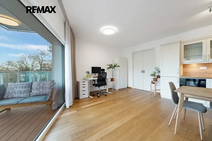 Pronájem bytu 1+kk, Praha - Smíchov, Kobrova, 43 m2