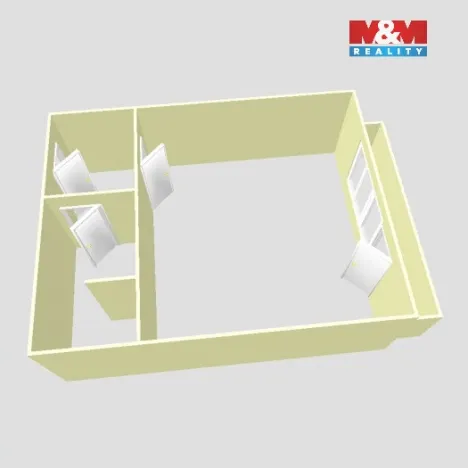 Prodej bytu 1+kk, Ostrava - Moravská Ostrava, U Parku, 29 m2