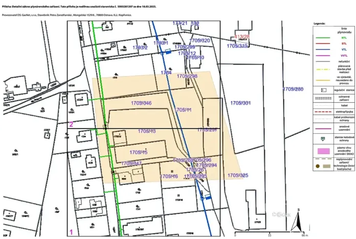 Prodej komerčního pozemku, Kopřivnice, 1716 m2