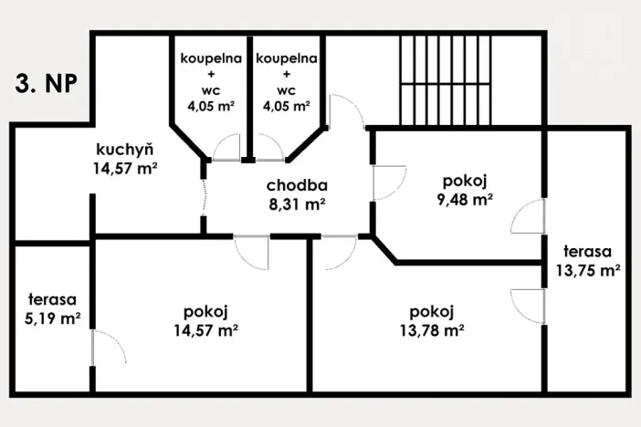 Prodej ubytování, Most, 312 m2