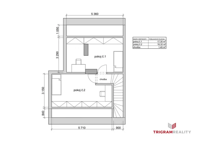Prodej bytu 2+1, Pardubice - Zelené Předměstí, Wolkerova, 50 m2