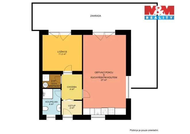 Prodej bytu 2+kk, Moravské Knínice, Na Hrázi, 50 m2