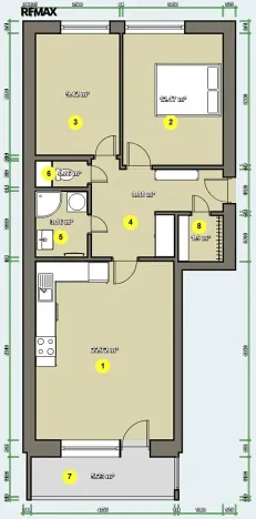 Pronájem bytu 3+kk, Praha - Břevnov, Bolívarova, 59 m2