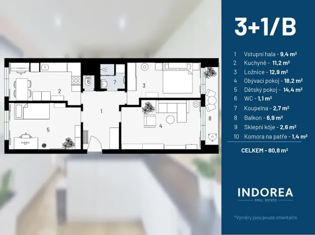 Prodej bytu 3+1, Praha - Nusle, Nuselská, 70 m2