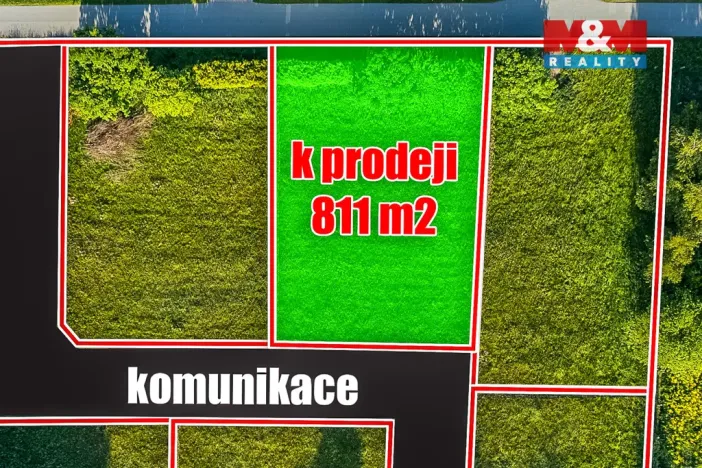 Prodej pozemku pro bydlení, Hrobice, 811 m2