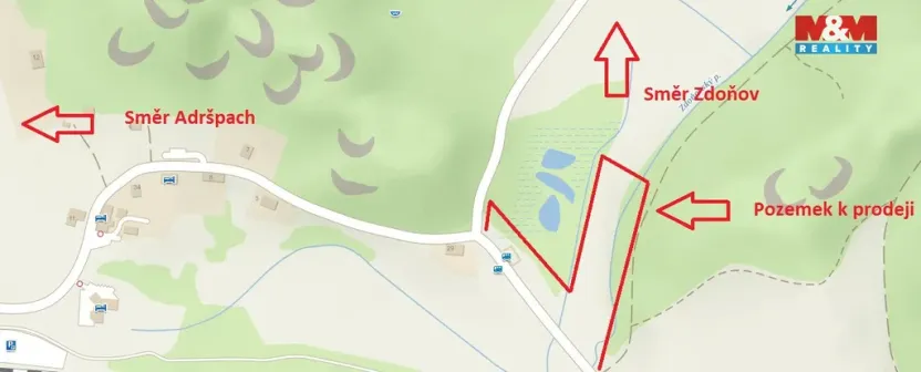 Prodej pozemku pro bydlení, Adršpach - Dolní Adršpach, 9122 m2