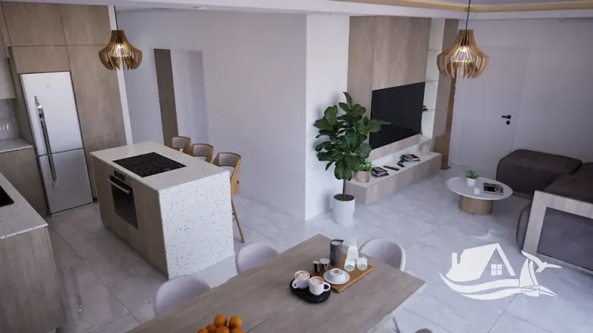 Prodej bytu 2+kk, Deryneia, Kypr, 50 m2