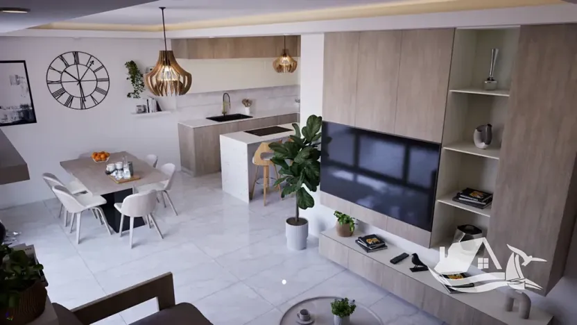 Prodej bytu 2+kk, Deryneia, Kypr, 50 m2