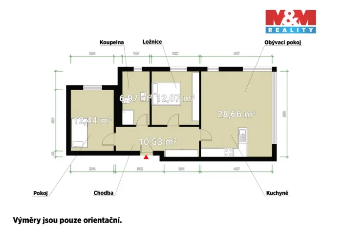 Prodej bytu 3+kk, Plzeň - Jižní Předměstí, U Tržiště, 70 m2