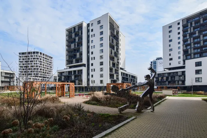 Pronájem bytu 1+kk, Praha - Modřany, Mezi vodami, 39 m2