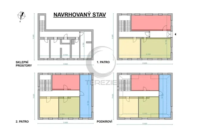 Prodej rodinného domu, Ústí nad Labem, K Přejezdu, 382 m2