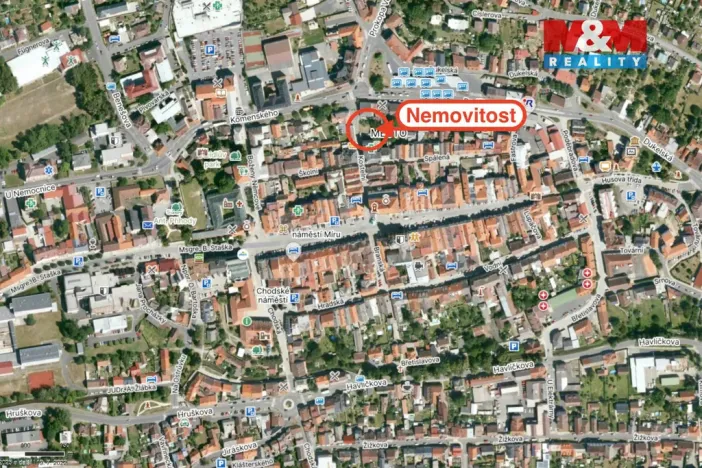 Pronájem kanceláře, Domažlice - Město, Kostelní, 244 m2