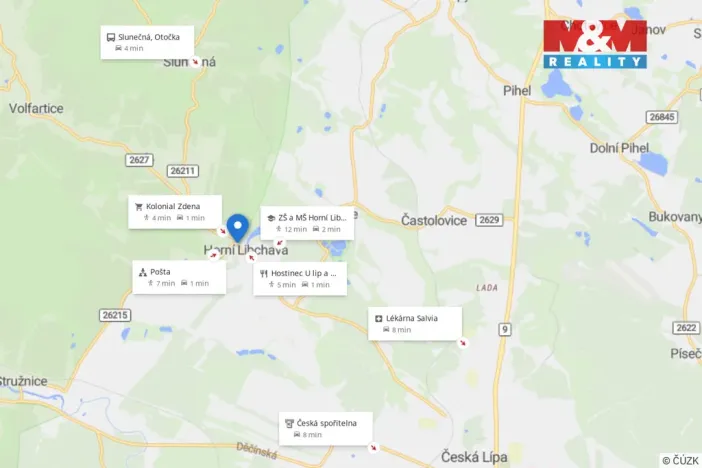 Prodej pozemku pro bydlení, Horní Libchava, 957 m2