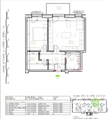 Pronájem bytu 2+kk, Jihlava, Vrchlického, 55 m2