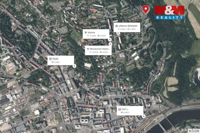 Pronájem garáže, Ústí nad Labem - Ústí nad Labem-centrum, Hoření, 35 m2