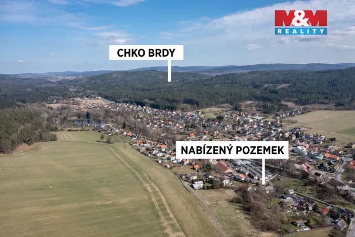 Prodej zahrady, Dobřív, 460 m2