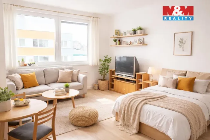 Pronájem bytu 1+kk, Strakonice - Strakonice I, Mlýnská, 26 m2