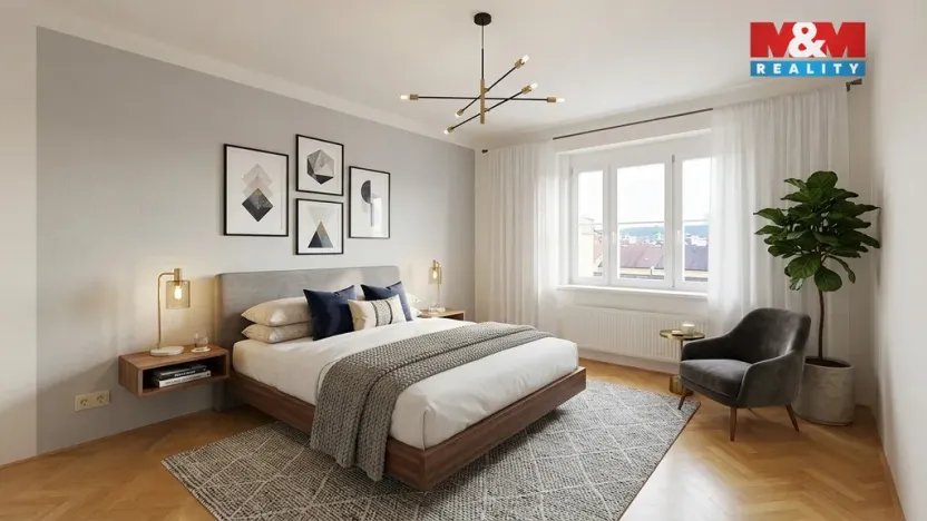 Prodej bytu 2+1, Praha - Vršovice, Madridská, 62 m2