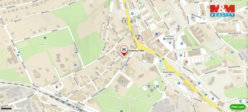 Prodej bytu 2+1, Aš, Smetanova, 46 m2