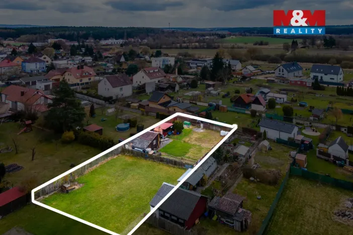 Prodej zahrady, Nýřany, 874 m2