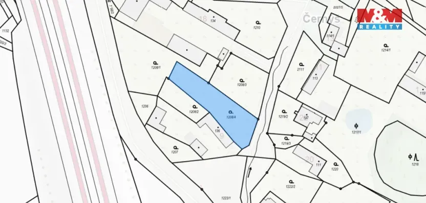 Prodej pozemku pro bydlení, Soutice - Černýš, 896 m2