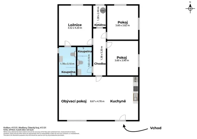 Prodej domu na klíč, Modlany, 130 m2