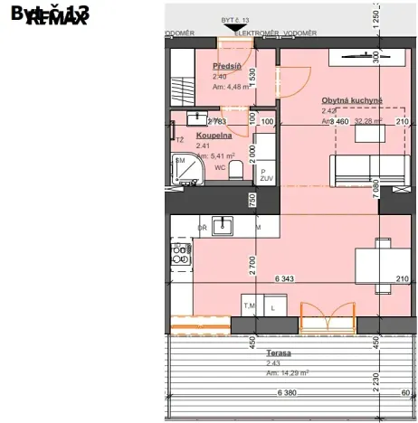 Prodej bytu 1+kk, Vrbno pod Pradědem, Žižkova, 42 m2