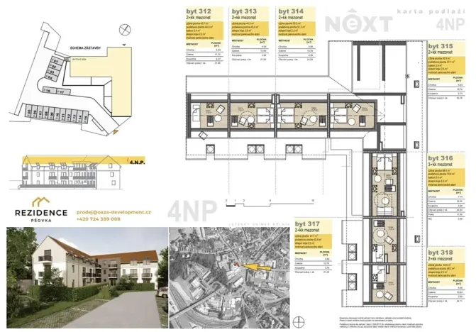 Prodej bytu 2+kk, Mělník, 70 m2