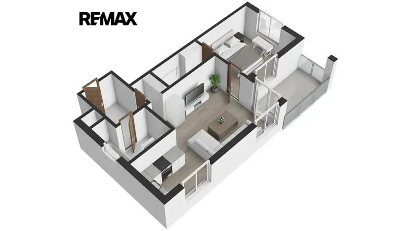 Prodej bytu 2+kk, Praha - Hlubočepy, Hugo Haase, 55 m2