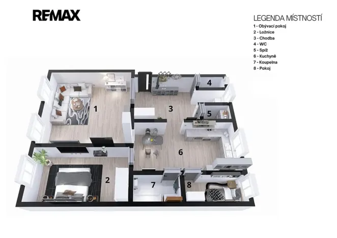 Prodej bytu 3+kk, Pardubice, K Višňovce, 97 m2