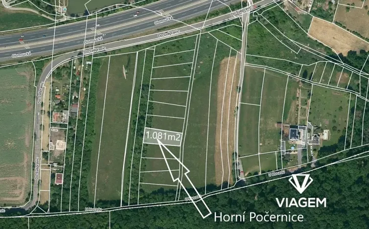 Prodej zahrady, Praha, 1079 m2