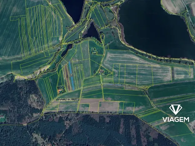 Prodej podílu pole, Albrechtice nad Vltavou, 1149 m2