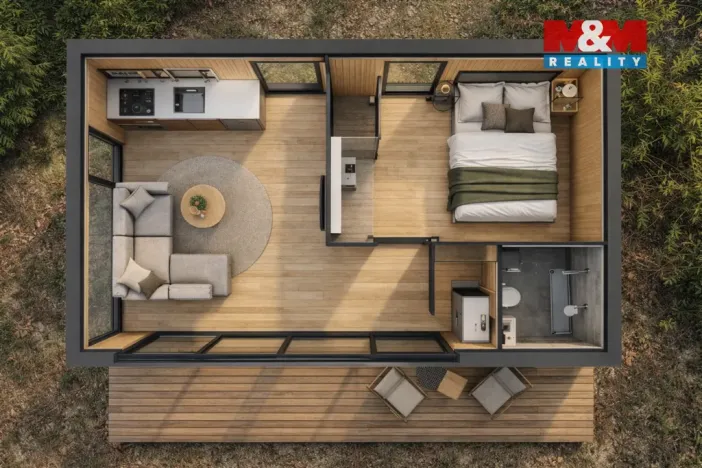 Prodej chaty, Chodová Planá - Pístov, 18 m2