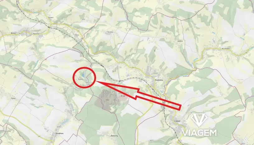 Prodej podílu zahrady, Stružinec, 2935 m2