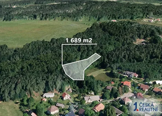 Prodej podílu lesa, Mírová pod Kozákovem, 844 m2