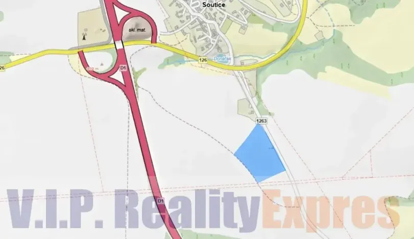 Pronájem skladu, Soutice, 5620 m2