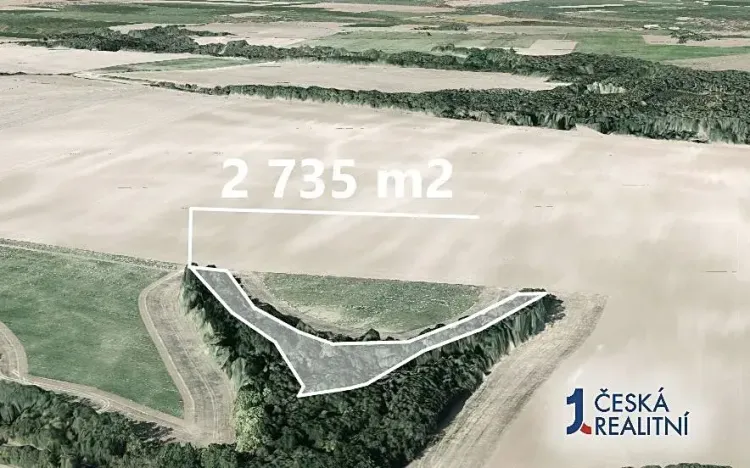 Prodej podílu lesa, Mělnické Vtelno, 8584 m2