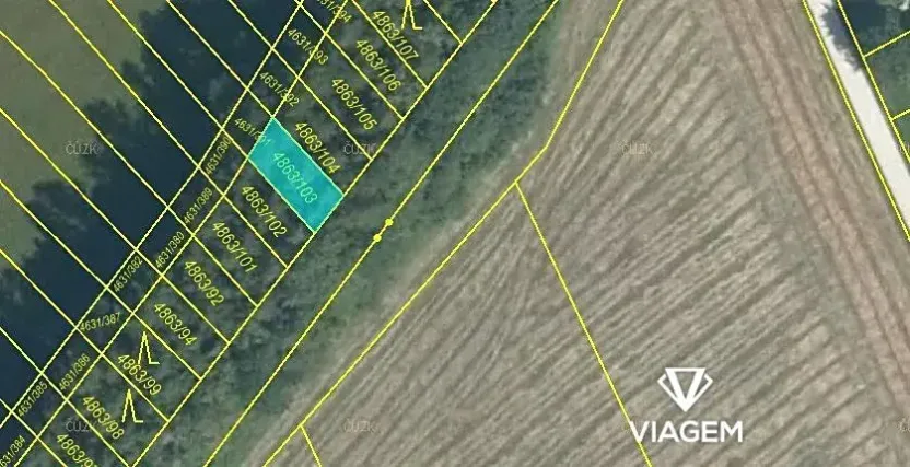 Prodej podílu lesa, Bojkovice, 2789 m2