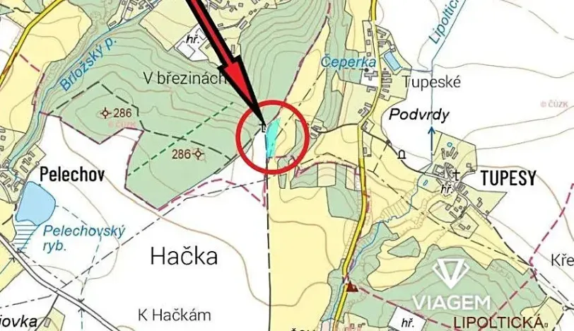 Prodej podílu pole, Přelouč, 710 m2