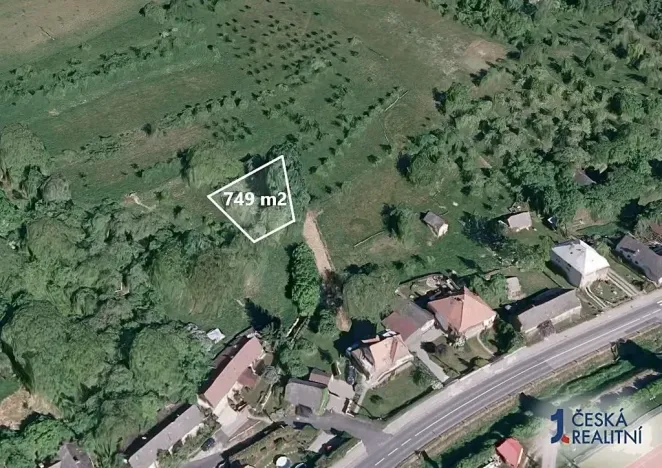 Prodej zahrady, Bohuslavice u Zlína, 749 m2