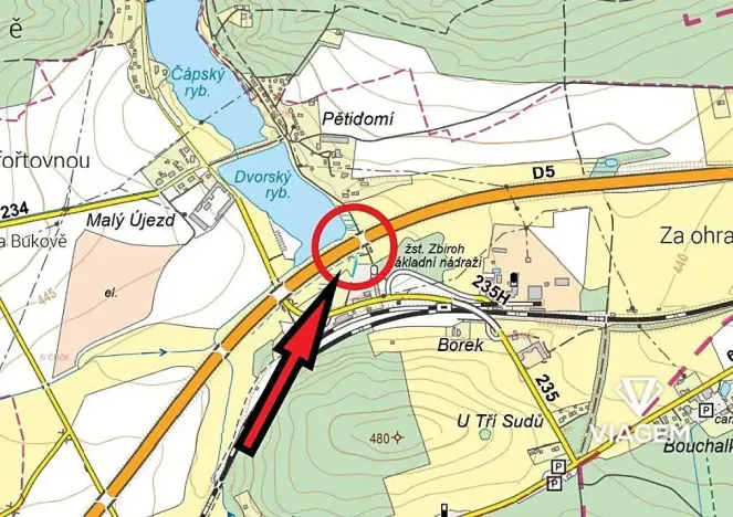 Prodej pole, Kařez, 542 m2