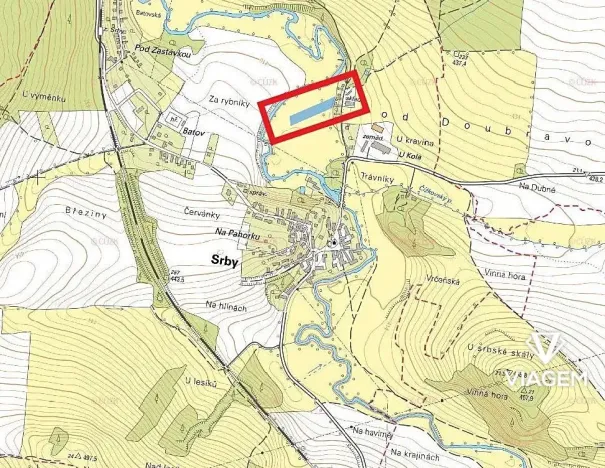 Prodej pole, Srby, 4835 m2