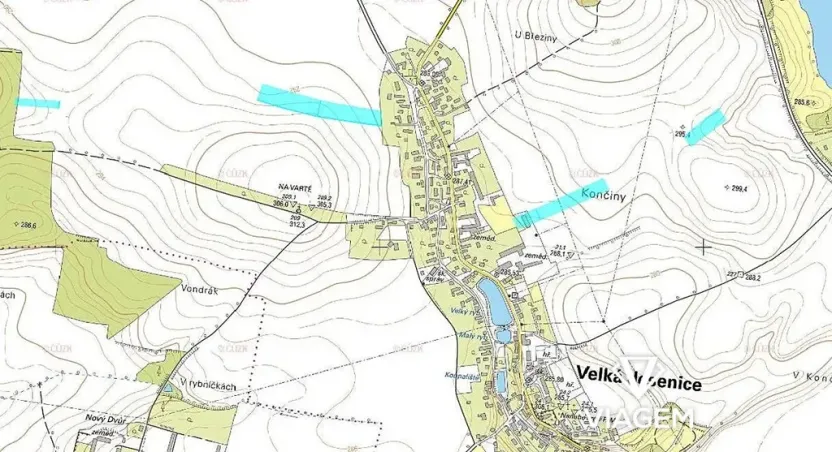 Prodej podílu pozemku pro bydlení, Velká Jesenice, 896 m2